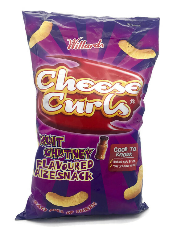 Willards Fruit Chutney Cheese Curls Chips 150g Mama Africa