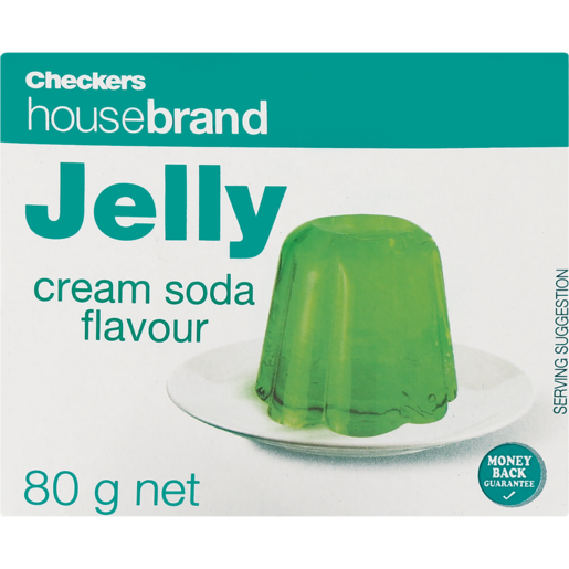 Checkers Housebrand Instant Cream Soda Jelly 80g Mama Africa